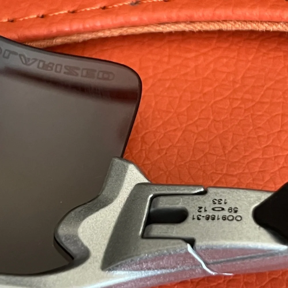 Oakley Silver and Black Sport Glasses